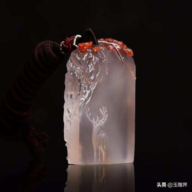 水润冰透的南红，果冻般的质感，超想咬一口