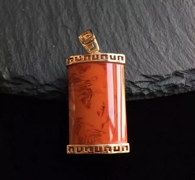 现代风与古风的结合，南红之——火焰纹！