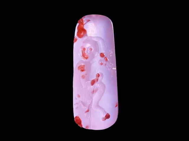 高冰飘花柿子红南红赤玉