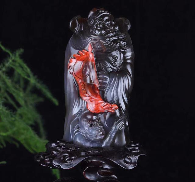 南红玛瑙都是红色白色？非也！还有黑色的而且不便宜